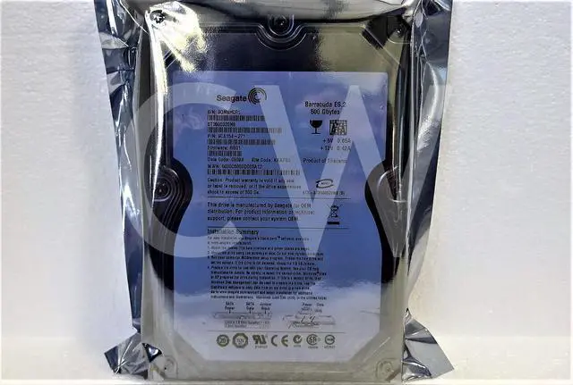 Alt view image 2 of 2 - ST3500320NS Seagate BARRACUDA ES.2 500GB 7.2K RPM 3Gb/s 3.5" SATA HDD Hard Drive