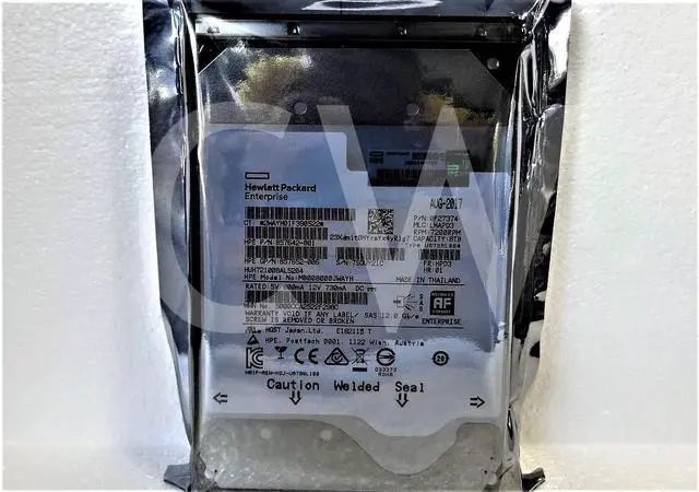 Alt view image 2 of 2 - 861592-B21 861608-001 HPE 8TB 7.2K RPM 12Gb/s 3.5" SAS HDD Hard Drive