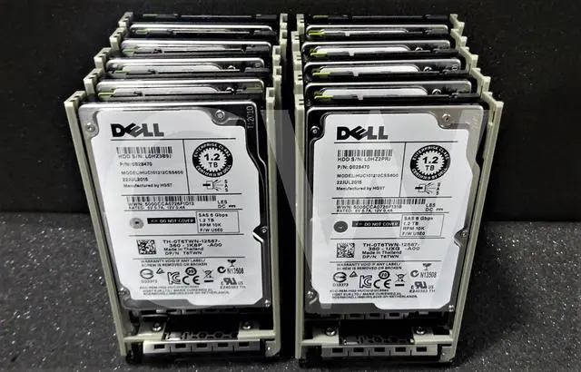 Alt view image 3 of 4 - LOT OF 10 - Dell T6TWN HUC101212CSS600 1.2TB 10000RPM 6Gbps 2.5" SAS Hard Drive