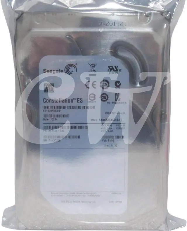 Alt view image 2 of 2 - ST1000NM0011 Seagate CONSTELLATION 1TB 7.2K RPM 6Gbps 3.5" SATA HDD Hard Drive