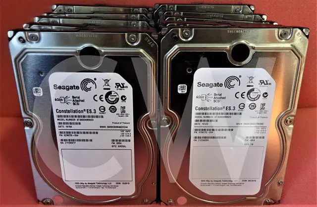 Main image of LOT OF 10-Seagate ST3000NM0023 3TB 7.2K RPM 6Gb/s 3.5" SAS Hard Drive