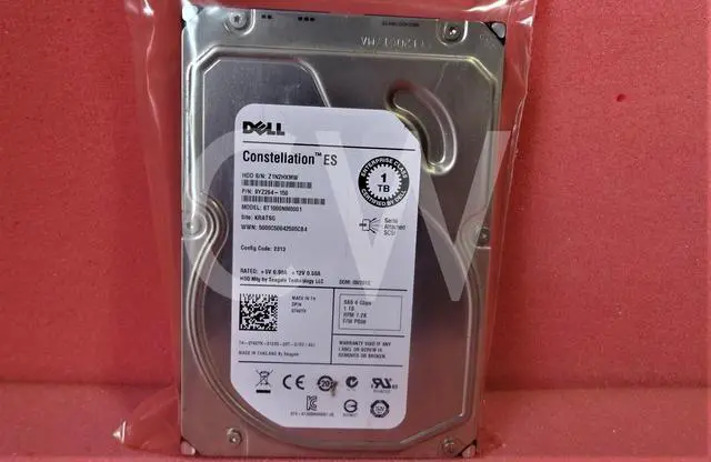 Alt view image 2 of 2 - 740YX ST1000NM0001 Dell ES 1TB 7200RPM 6Gb/s 3.5" SAS SERVER HDD Hard Drive