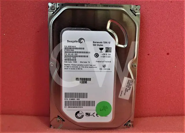 Alt view image 2 of 2 - ST3500418AS Seagate 9SL142-023 500GB 7.2K RPM 3Gbps 3.5" SATA HDD Hard Drive