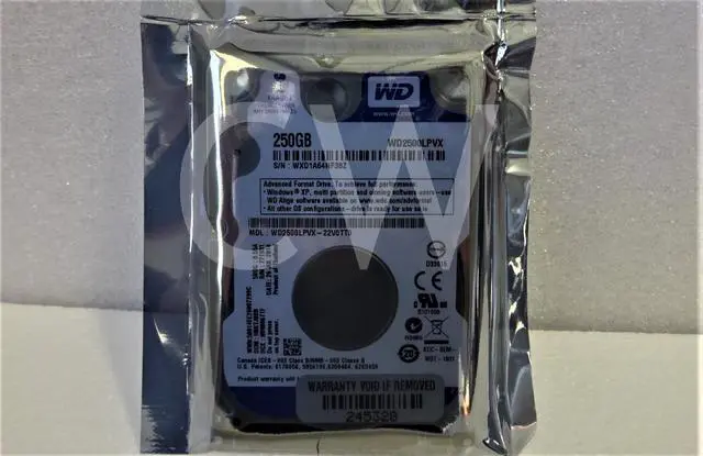 Alt view image 2 of 2 - WD2500LPVX Western Digital 250GB 5400RPM 6Gbps 2.5" SATA HDD Hard Drive