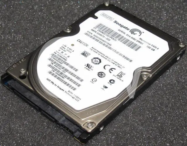 Main image of ST9500325AS Seagate 9HH134 500GB 5.4K RPM 3Gb/s 2.5" SATA Laptop HDD Hard Drive