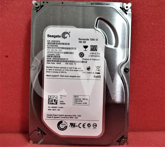 Main image of ST3160318AS Seagate 9SL13A-034 160GB 7.2K RPM 3Gb/s 3.5" SATA HDD Hard Drive