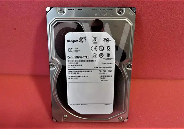 Alt view image 2 of 2 - ST2000NM0001 Seagate 9YZ268-001 2TB 7200RPM 6Gbps 3.5" SAS HDD Hard Drive