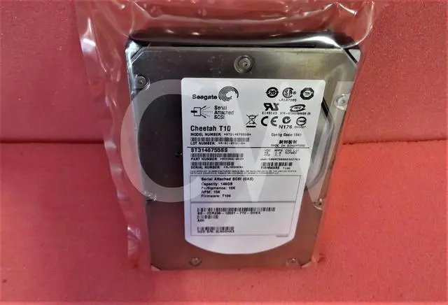 Alt view image 2 of 2 - ST3146755SS Seagate 9DK066 CHEETAH T10 146GB 10KRPM 3Gb/s 3.5"SAS HDD Hard Drive