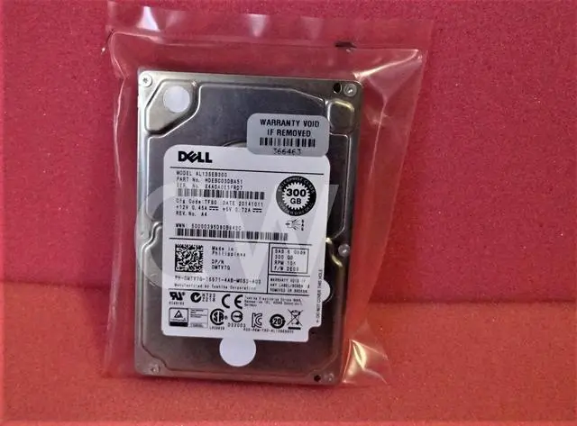 Alt view image 2 of 2 - MTV7G 0MTV7G AL13SEB300 Dell 300GB 10000RPM 6Gb/s 2.5" SAS HDD Hard Drive