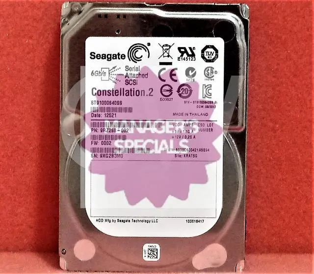 Alt view image 2 of 3 - ST91000640SS (LOT OF 10) Seagate 9RZ268 1TB 7.2KRPM 6Gb/s 2.5"SAS HDD Hard Drive