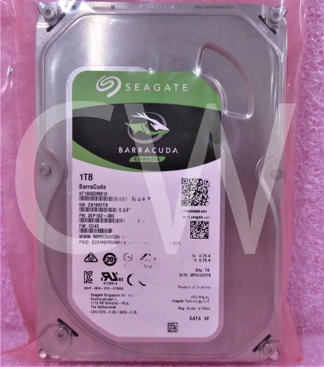 Alt view image 2 of 2 - Seagate BARRACUDA ST1000DM010 2EP102-300 1TB 7.2K RPM 6Gbps 3.5" SATA Hard Drive