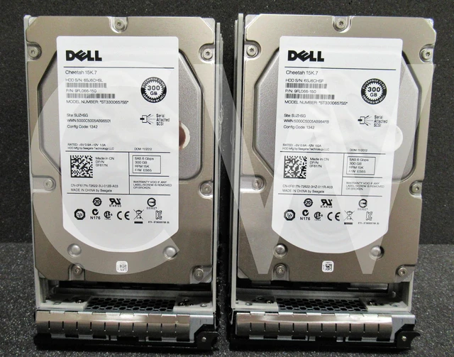 Main image of LOT OF 10 - Dell F617N ST3300657SS 300GB 15K RPM 6Gb/s 3.5" SAS HDD Hard Drive
