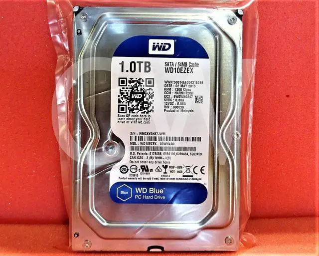 Alt view image 2 of 2 - Western Digital WD10EZEX 1TB 7200RPM 6Gbps 3.5" SATA HDD Hard Drive