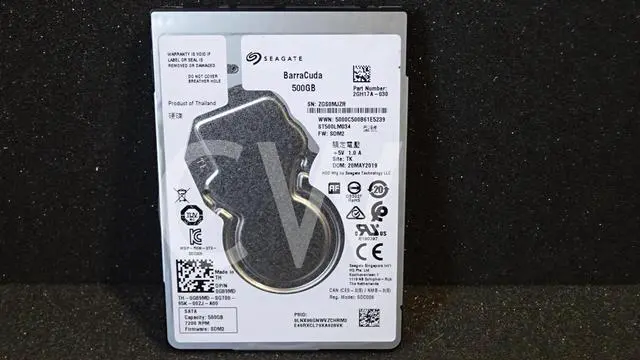 Alt view image 2 of 2 - G89MD ST500LM034 Dell 500GB 7.2K 6Gb/s 2.5" SATA LAPTOP HDD Hard Drive - 0 HOURS