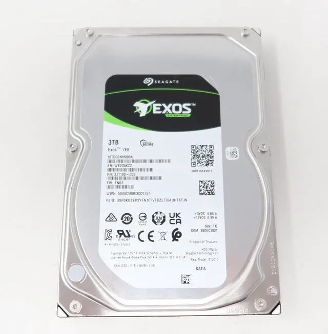 SEAGATE HDD 3TB 7.2K SATA 3.5'' 6GBs Seagate 1ER166-300 - 3TB 7.2K RPM 64MB Cache 6G SATA 3.5\" Hard Drive