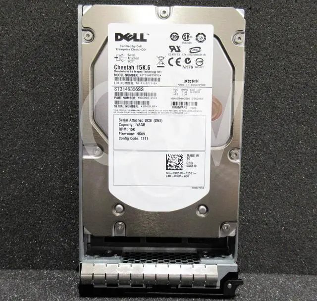 Main image of Dell XX518 ST3146356SS 146GB 15K RPM 3Gb/s 3.5" SAS HDD Hard Drive - (0 HOURS)