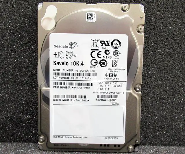 Alt view image 2 of 2 - ST9600204SS Seagate 9PN066 600GB 10K RPM 6Gb/s 2.5" SAS HDD Hard Drive W/0 H0RS
