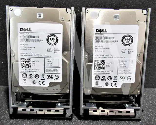 Main image of LOT OF 10 - Dell 61XPF ST9146853SS 146GB 15000RPM 6Gbps 2.5" SAS HDD Hard Drive