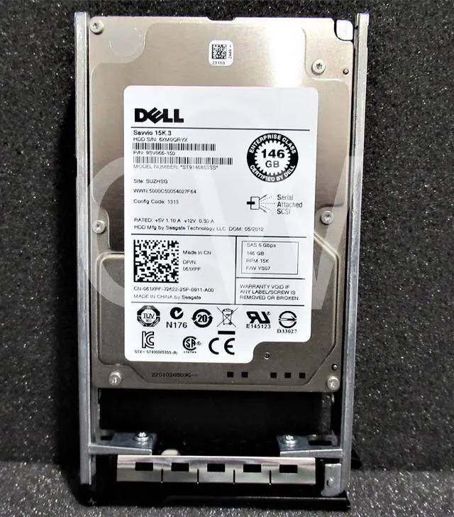 Alt view image 4 of 4 - LOT OF 10 - Dell 61XPF ST9146853SS 146GB 15000RPM 6Gbps 2.5" SAS HDD Hard Drive