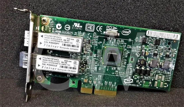 Alt view image 2 of 2 - EXPI9402PF INTEL PRO/1000 PF Dual-Port PCI Express X4 Server Network Adapter