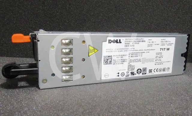Alt view image 2 of 4 - FJVYV 0FJVYV Dell 717-Watts Redundant Hot-Swap Power Supply For POWEREDGE R610