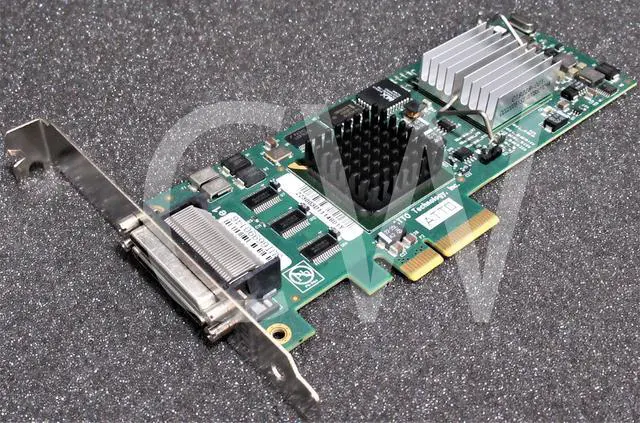 Alt view image 2 of 2 - AH627A HP PCI Express x4 Plug-in Card SCSI U320 StorageWorks Dual Channel HBA