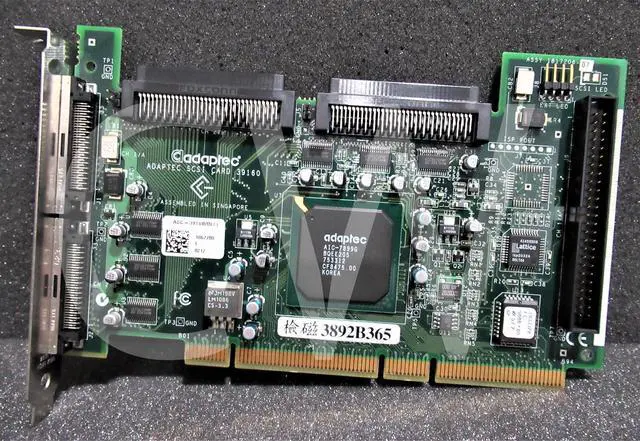Alt view image 3 of 3 - Dell ASC-39160 360MG  Dual Channel Ultra-160 SCSI 64-bit PCI-X Controller Card