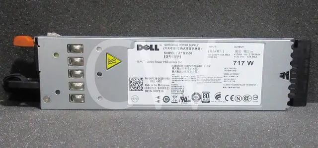 Alt view image 2 of 4 - MP126 0MP126 RN442 0RN442 Dell PowerEdge R610 717W Power Supply
