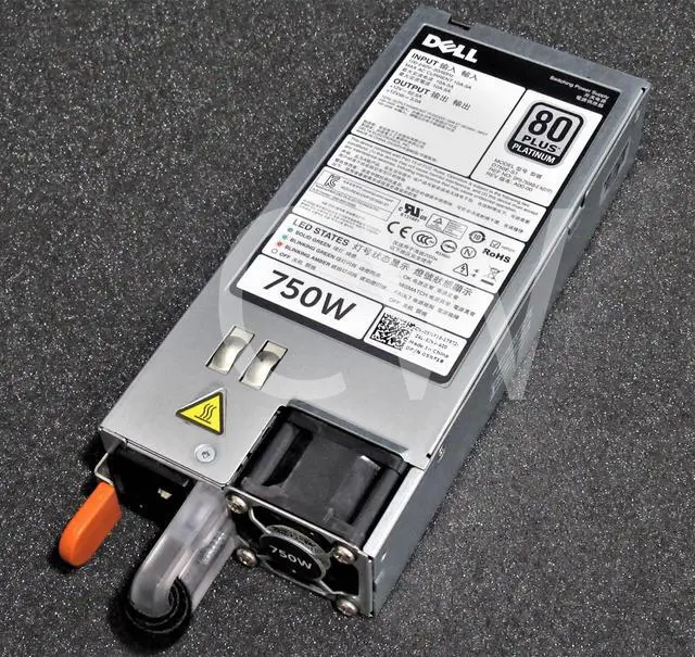 Alt view image 2 of 2 - 5NF18 05NF18 Dell 750 W Power Supply For POWEREDGE R820 R720 R620 R520 T420 T320