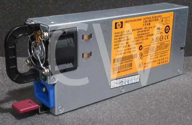 Alt view image 2 of 2 - 593831-B21 599383-001 591556-101 HP 750-Watts CS PLATINUM POWER SUPPLY