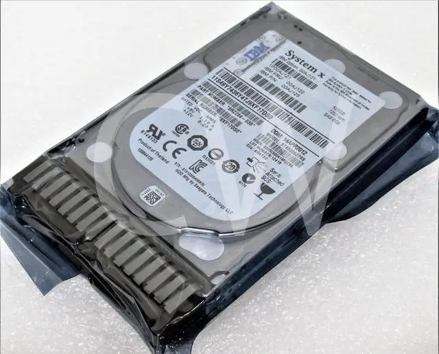 Main image of 00AJ122 00AJ121 00AJ125 IBM 500GB 7.2K RPM 6Gb/s 2.5" SAS SERVER HDD Hard Drive