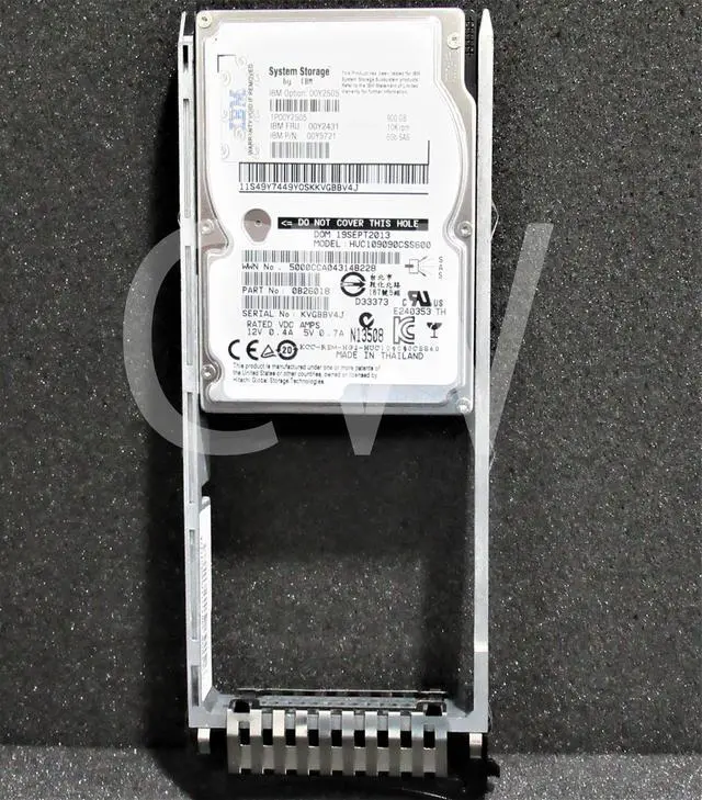 Alt view image 2 of 2 - 00Y2431 00Y2505 00Y5721 IBM 900GB 10K RPM 6Gb/s 2.5" SAS SERVER HDD Hard Drive