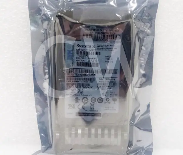 Alt view image 2 of 2 - 90Y8872 90Y8873 90Y8876 IBM SYSTEM X 600GB 10K RPM 6Gb/s 2.5" SAS HDD Hard Drive