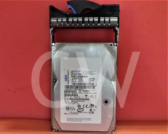 Alt view image 2 of 2 - 43X0805 43X0802 42C0242 IBM 300GB 15K RPM 3Gb/s 3.5" HS SAS Hard Drive W/Caddy