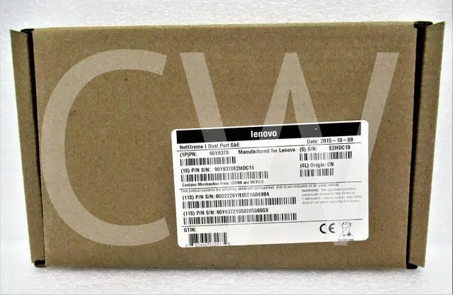 Alt view image 2 of 2 - 90Y9370 IBM NetXtreme I Dual-Ports Gigabit Ethernet PCIE Network Adapter