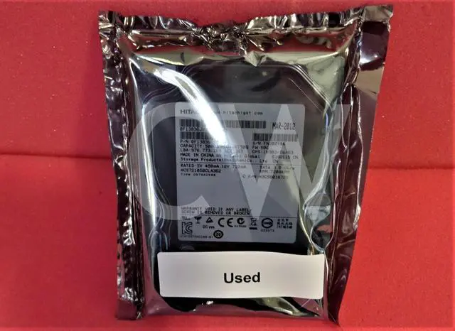 Alt view image 2 of 2 - HCS721050CLA362 0F13836 Hitachi 500GB 7200RPM 3Gbps 3.5" SATA HDD Hard Drive