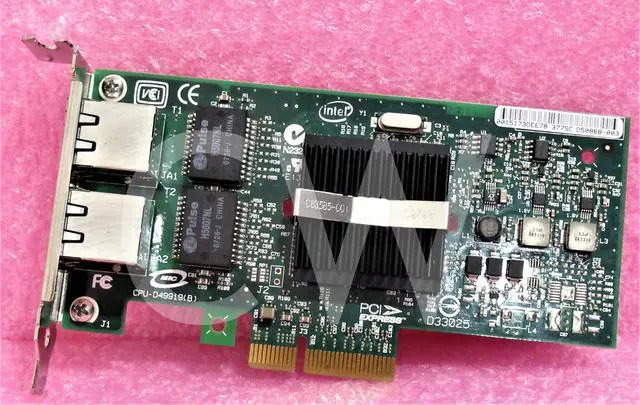Alt view image 2 of 2 - EXPI9402PT INTEL PRO/1000 PT Dual Port PCI E Server Network Adapter