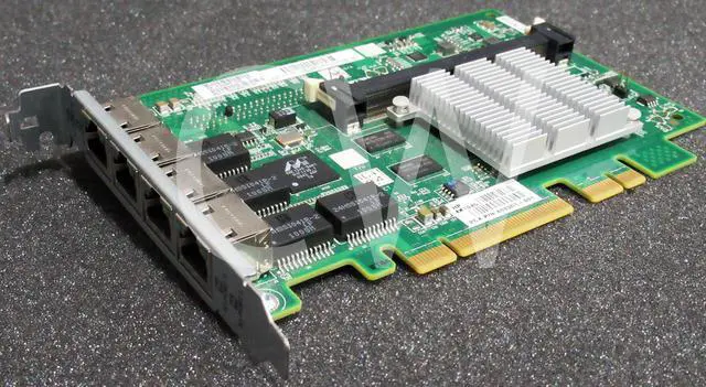 Main image of 491838-001 HP NC375i Quad Port Gigabit Ethernet PCI-E Server Network Adapter