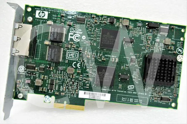 Alt view image 2 of 2 - 374443-001 012392-002 HP NC380T DP Gigabit PCI-E Ethernet Server Network Adapter