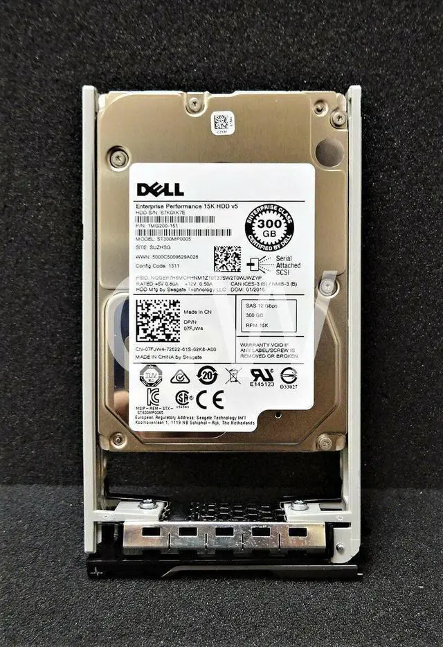 Alt view image 2 of 2 - 1MG200-151 Dell 300GB 15K SAS 12G SFF Hard Drive