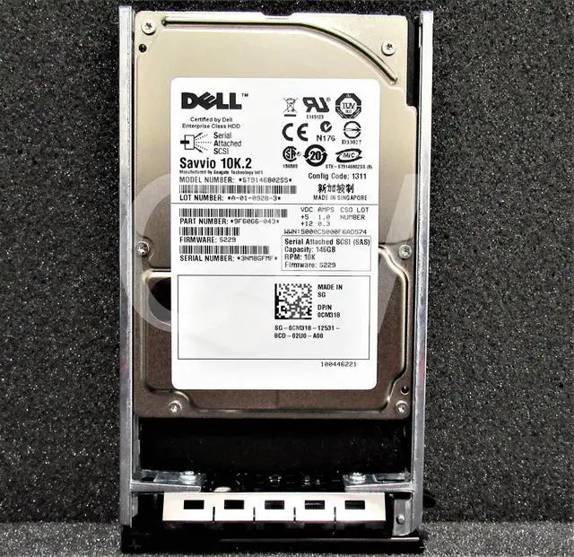 Alt view image 2 of 2 - 9F6066-043 Dell 146GB 10K SAS 3G SFF Hard Drive