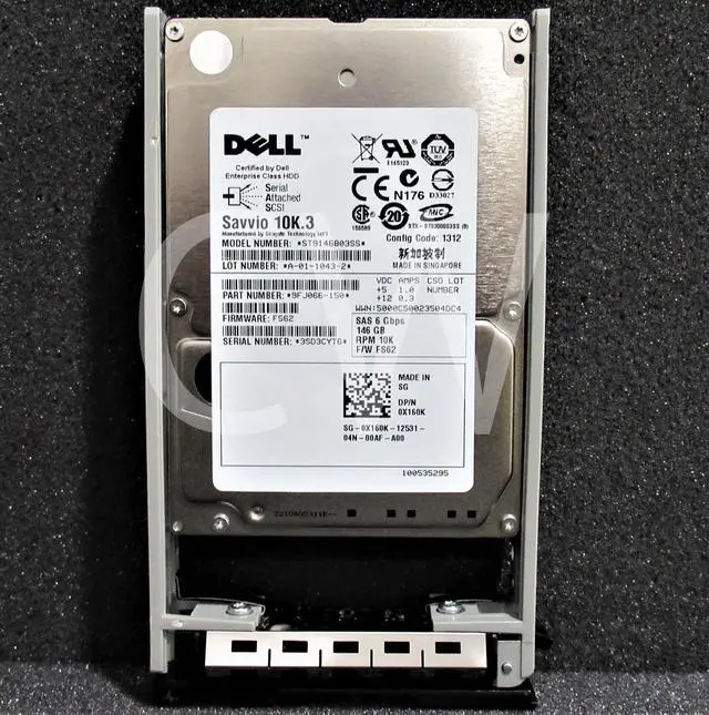 Alt view image 2 of 2 - 9FJ066-150 Dell 146GB 10K SAS 6G SFF Hard Drive