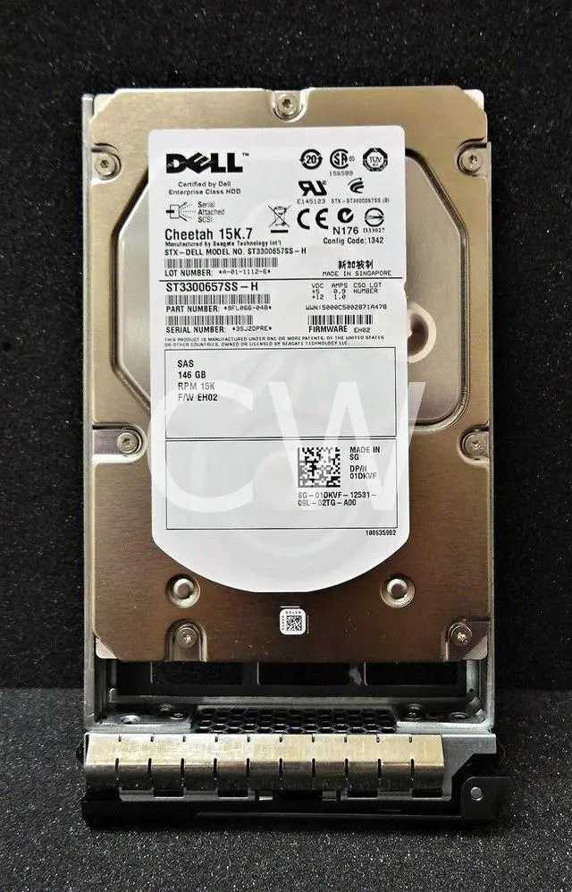 Alt view image 2 of 2 - 9FL066-048 Dell 146GB 15K SAS 6G LFF Hard Drive