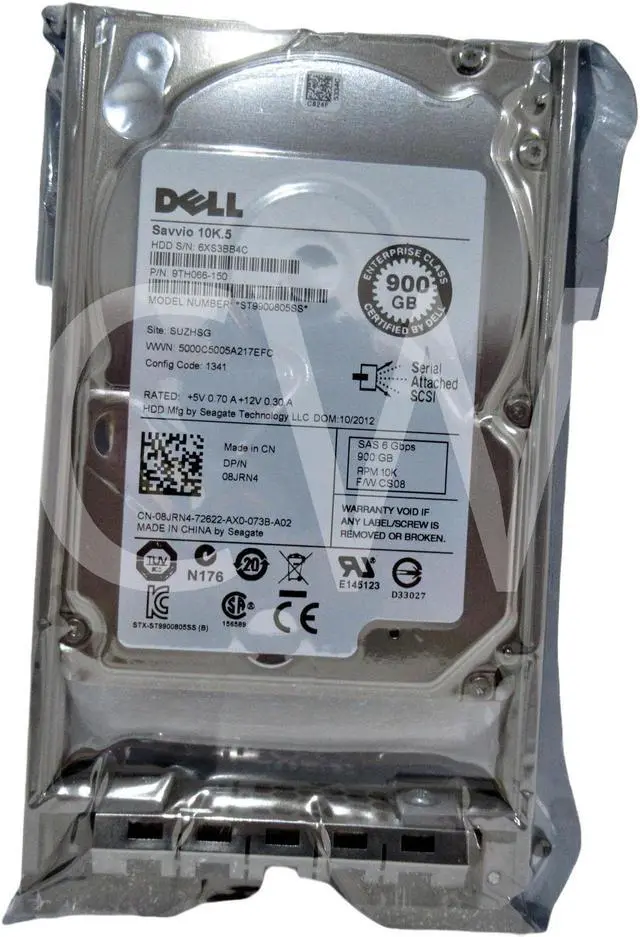 Alt view image 2 of 2 - 9TH066-150 Dell 900GB 10K SAS 6G SFF Hard Drive