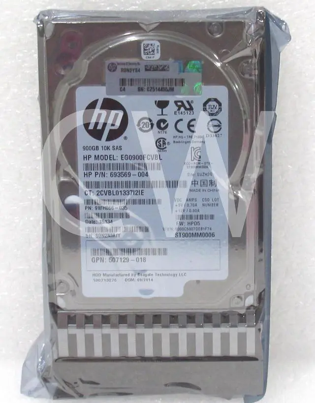 Alt view image 2 of 2 - HP 730703-001 9WH066-035 900GB 10K RPM 6Gb/s 2.5" SAS SERVER HDD Hard Drive
