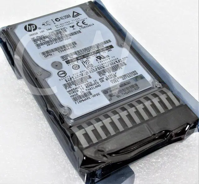 Main image of 730709-001 641552-001 E2D55A HP MSA 300GB 10K RPM 6Gbps DP 2.5" SAS Hard Drive