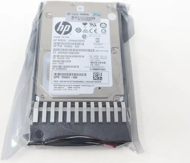Main image of 787642-001-J9F42A HPE MSA 600GB 15K SAS 12G 2.5" Hard Drive