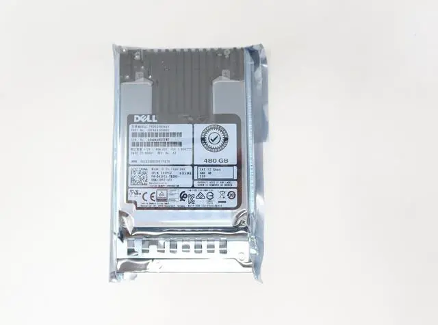 Alt view image 2 of 2 - Dell 043PCJ 480GB SAS 2.5" 12G MLC MU SSD Solid State Drive PX05SVB048Y