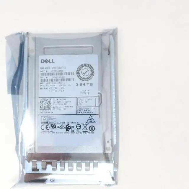 Alt view image 2 of 2 - Dell N85XX 3.84TB SAS 12G RI 2.5"G14 Solid State Drive KPM5XRUG3T84 SDFBE84DAB01