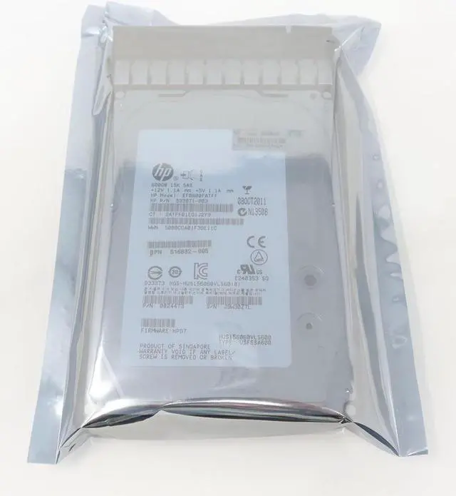 Main image of 516828-B21HP 600GB SAS 3.5" LFF 6Gb/s 15K RPM G1-G7 Hard Drive 517354-001